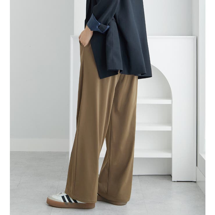 さらテロ楽ちんストレートパンツ（レギュラ | Viola e Viola | 詳細画像14 