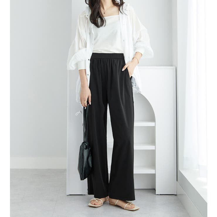 さらテロ楽ちんストレートパンツ（レギュラ | Viola e Viola | 詳細画像28 