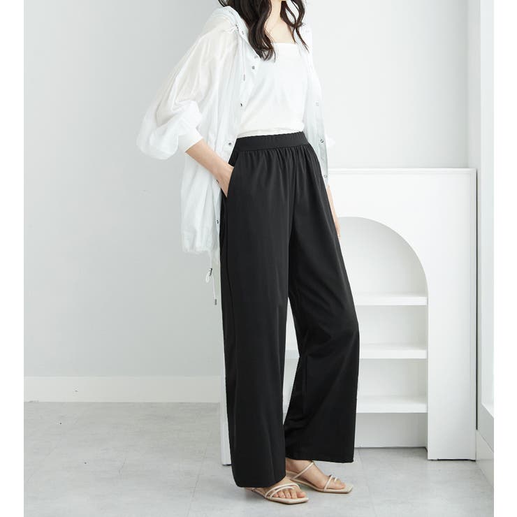 さらテロ楽ちんストレートパンツ（レギュラ | Viola e Viola | 詳細画像29 