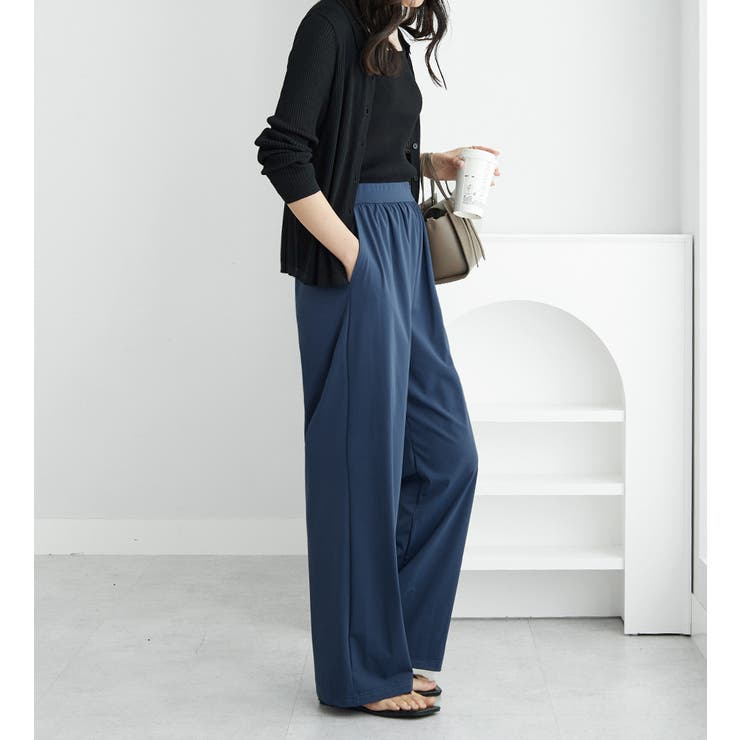 さらテロ楽ちんストレートパンツ（レギュラ | Viola e Viola | 詳細画像21 