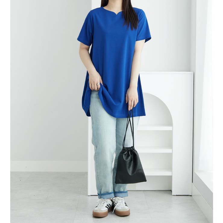 ロングフレアーＴシャツチュニック | alotta | 詳細画像14 