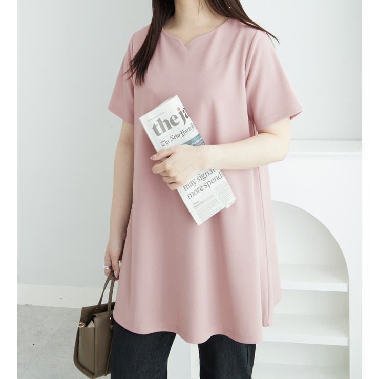 ロングフレアーＴシャツチュニック | alotta | 詳細画像16 