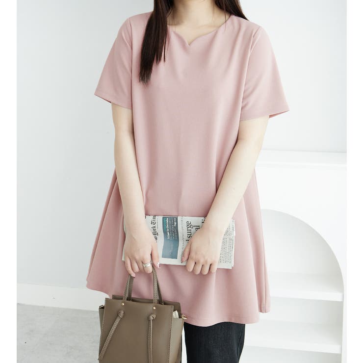 ロングフレアーＴシャツチュニック | alotta | 詳細画像17 