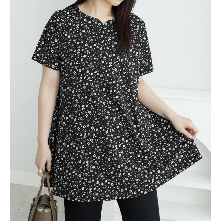 ロングフレアーＴシャツチュニック[品番：ATTW0007555]｜alotta（アロッタ）のレディースファッション 通販｜SHOPLIST（ショップリスト）