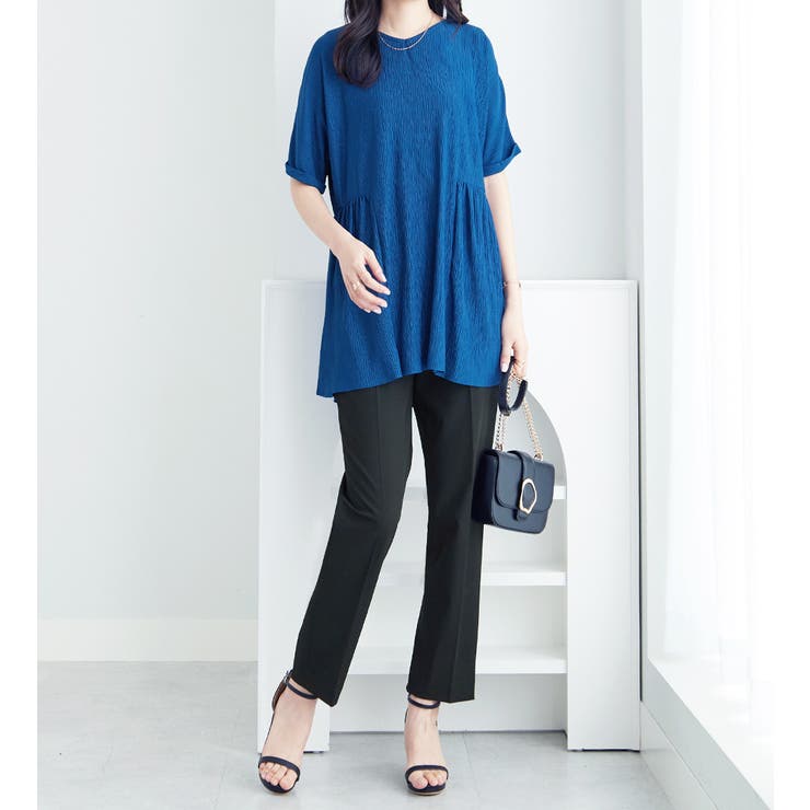 楊柳カットソーギャザーチュニック | alotta | 詳細画像28 