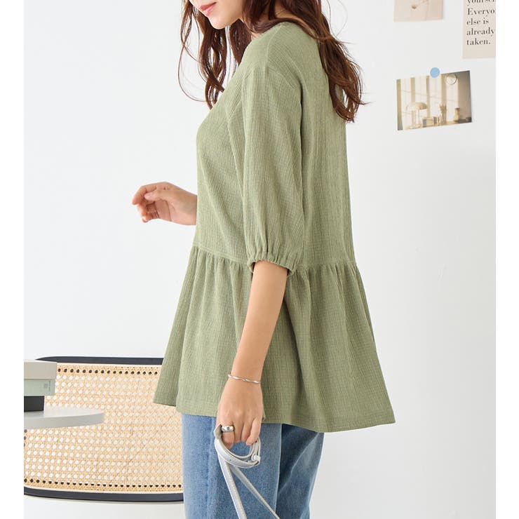 ジャカードペプラムトップス | Viola e Viola | 詳細画像5 