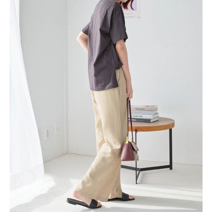 麻調ゆるワイドパンツ | Viola e Viola | 詳細画像9 