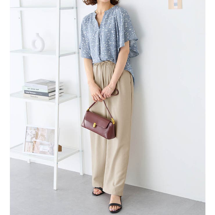 麻調ゆるワイドパンツ | Viola e Viola | 詳細画像12 