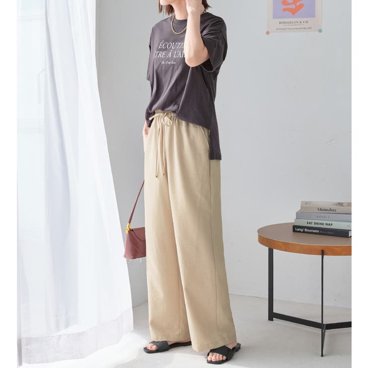 麻調ゆるワイドパンツ | Viola e Viola | 詳細画像8 