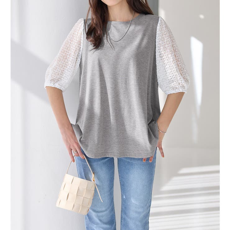 袖レース切替えチュニック | Viola e Viola | 詳細画像7 