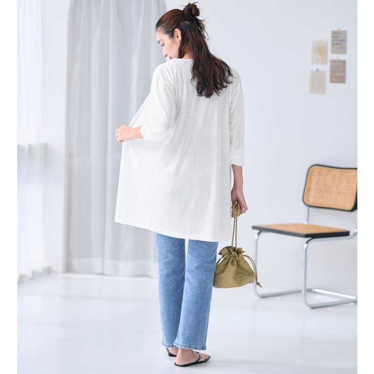 【選べる丈】ひんやりこなれカーデ（ロング） | Viola e Viola | 詳細画像16 