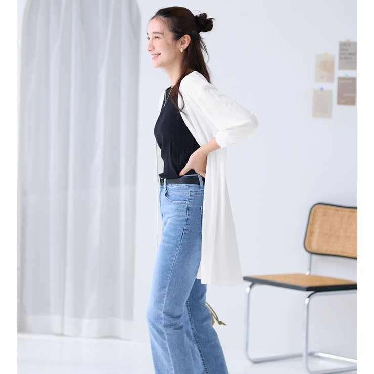 【選べる丈】ひんやりこなれカーデ（ロング） | Viola e Viola | 詳細画像18 