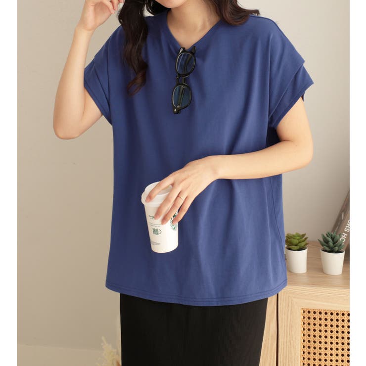 【接触冷感】脱普通！すっきり見え大人の上品Ｔシャツ | Viola e Viola | 詳細画像8 