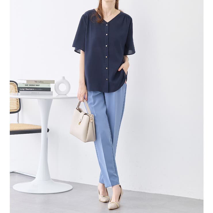 前後２ＷＡＹフレアー袖ブラウス | alotta | 詳細画像12 