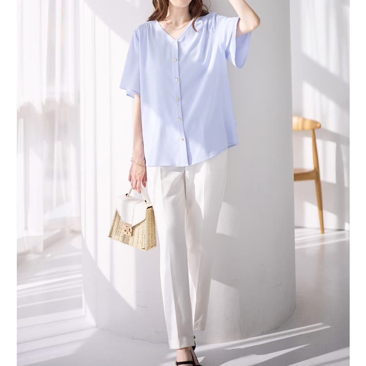 前後２ＷＡＹフレアー袖ブラウス | alotta | 詳細画像6 