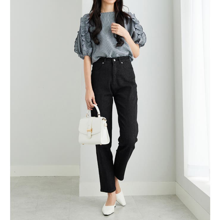 すっきりスリムデニムパンツ | alotta | 詳細画像9 