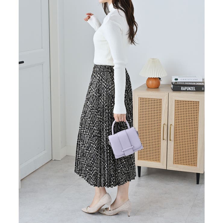 プリントプリーツスカート | alotta | 詳細画像10 