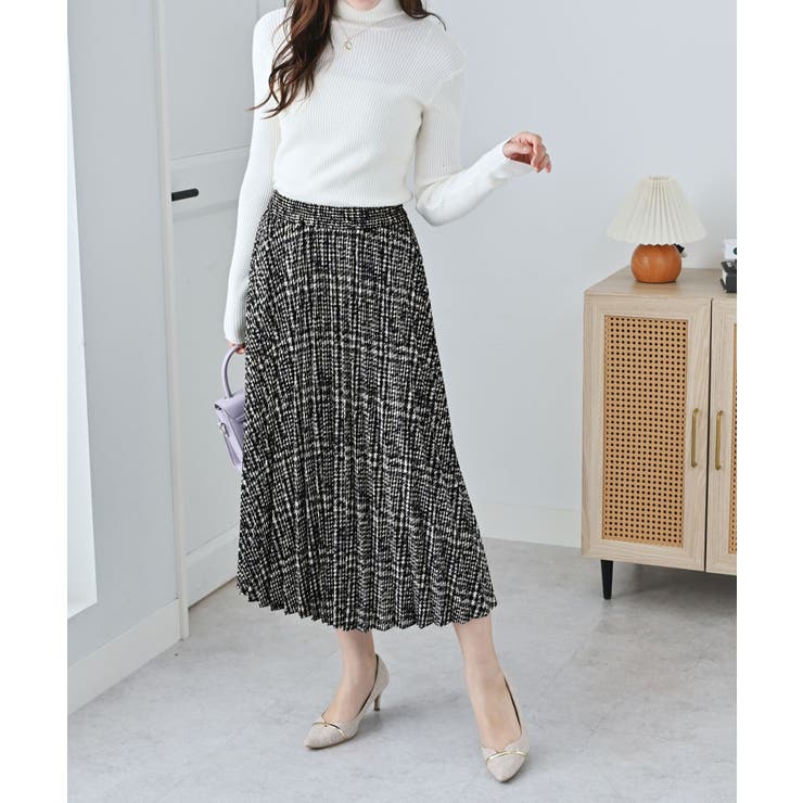 プリントプリーツスカート | alotta | 詳細画像11 