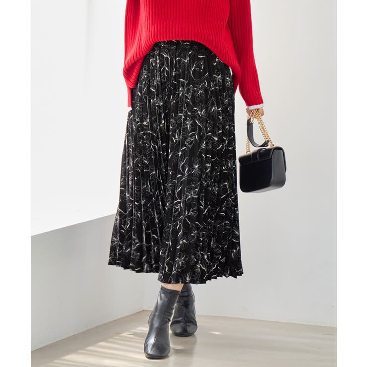 プリントプリーツスカート | alotta | 詳細画像2 