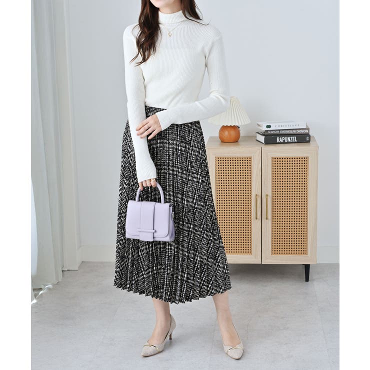 プリントプリーツスカート | alotta | 詳細画像9 