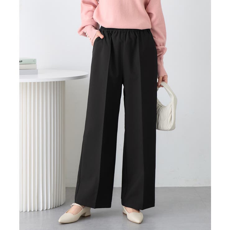 ウエストシャーリングとろみワイドパンツ | alotta | 詳細画像9 