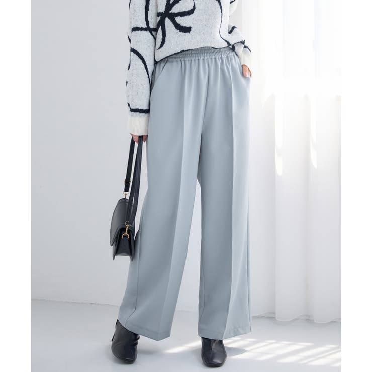 ウエストシャーリングとろみワイドパンツ | alotta | 詳細画像11 