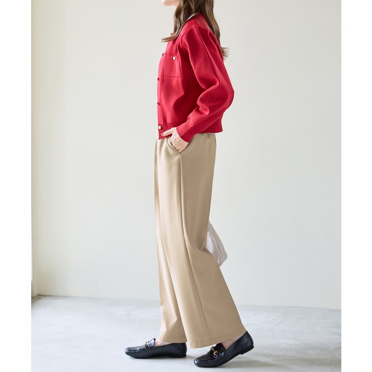 ウエストシャーリングとろみワイドパンツ | alotta | 詳細画像19 