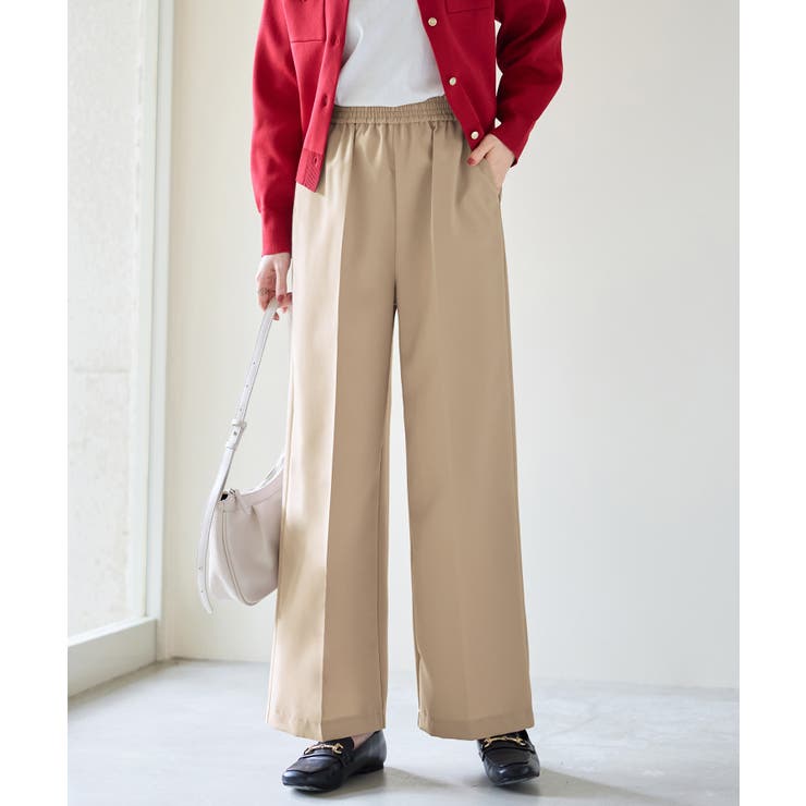 ウエストシャーリングとろみワイドパンツ | alotta | 詳細画像21 