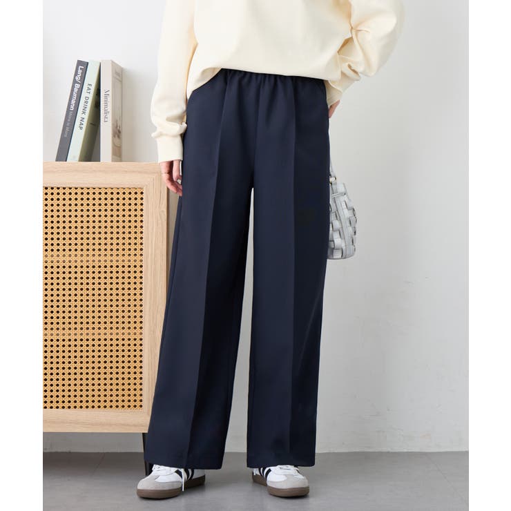 ウエストシャーリングとろみワイドパンツ | alotta | 詳細画像4 