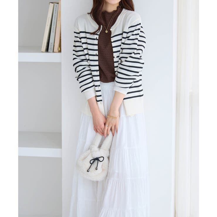 カットジャガードプチハイネックプルオーバ | alotta | 詳細画像20 