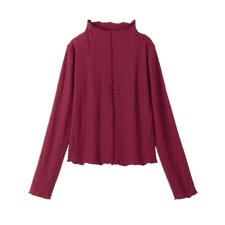 カットジャガードプチハイネックプルオーバ | alotta | 詳細画像34 