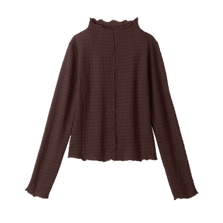 カットジャガードプチハイネックプルオーバ | alotta | 詳細画像35 