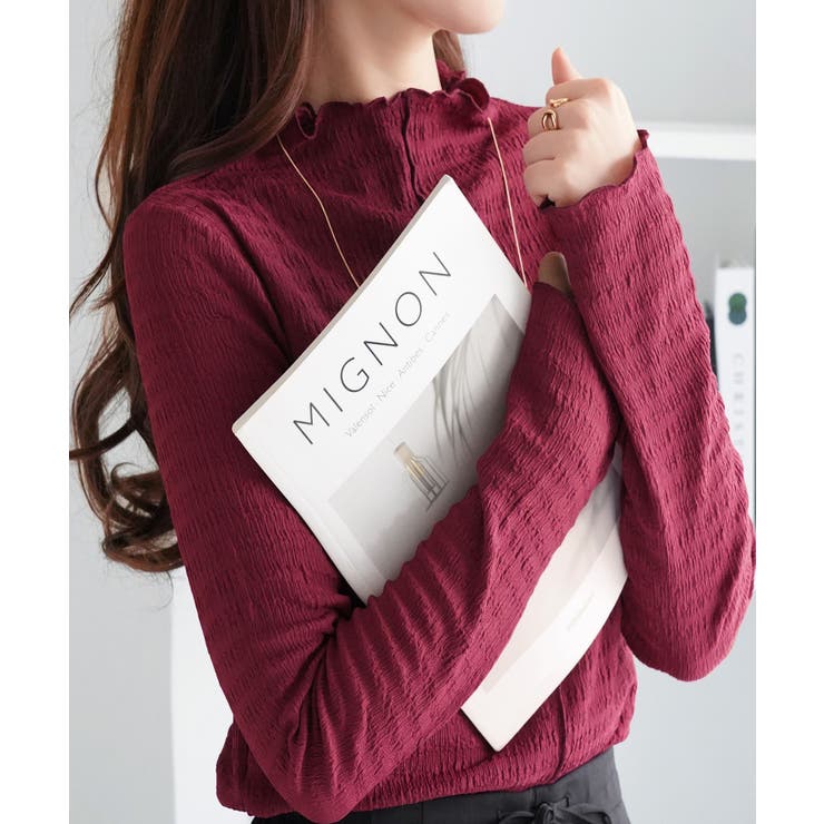 ベリー | カットジャガードプチハイネックプルオーバ | alotta