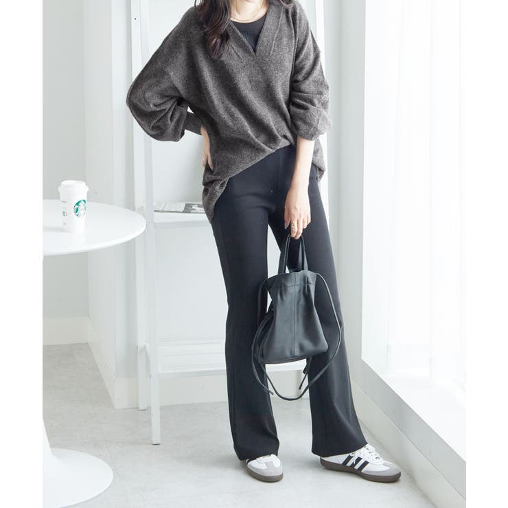 洗えるもちもち首回りすっきり見せＶネッ | Viola e Viola | 詳細画像8 