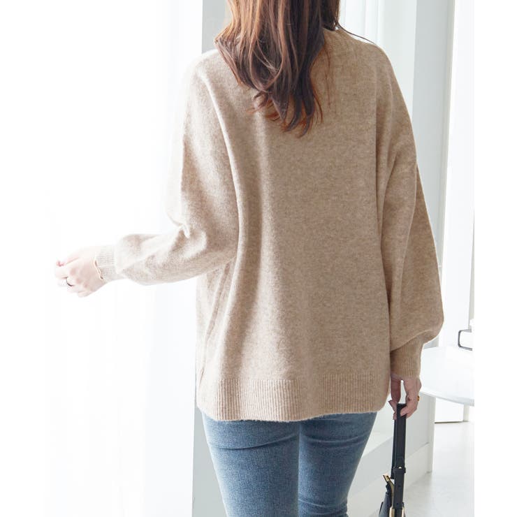 洗えるもちもち首回りすっきり見せＶネッ | Viola e Viola | 詳細画像16 