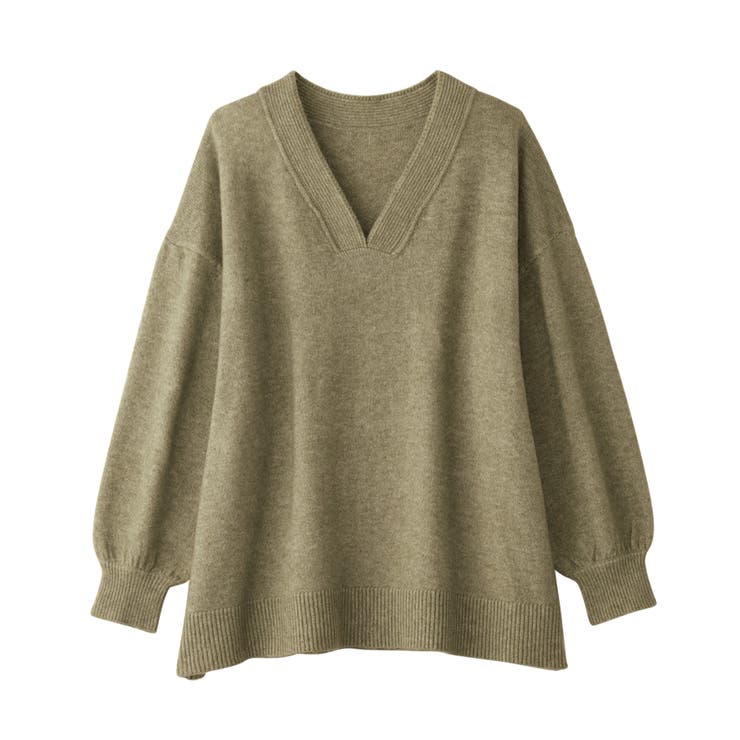 洗えるもちもち首回りすっきり見せＶネッ | Viola e Viola | 詳細画像28 