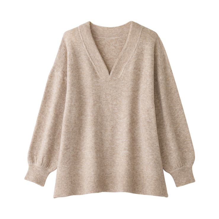 洗えるもちもち首回りすっきり見せＶネッ | Viola e Viola | 詳細画像30 