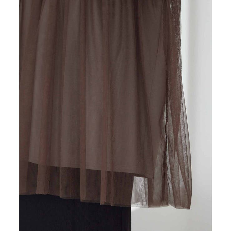 １枚着映えチュール重ねダンボールトップス | Viola e Viola | 詳細画像10 