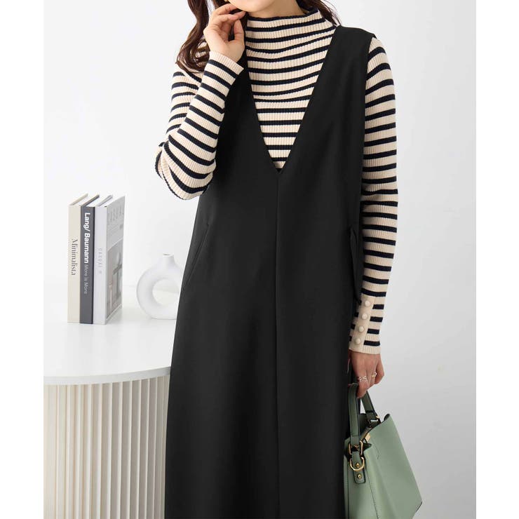 細見え深Ｖジャンパースカート | Viola e Viola | 詳細画像1 