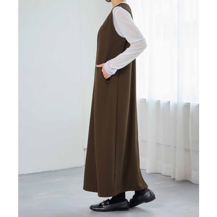 細見え深Ｖジャンパースカート | Viola e Viola | 詳細画像9 