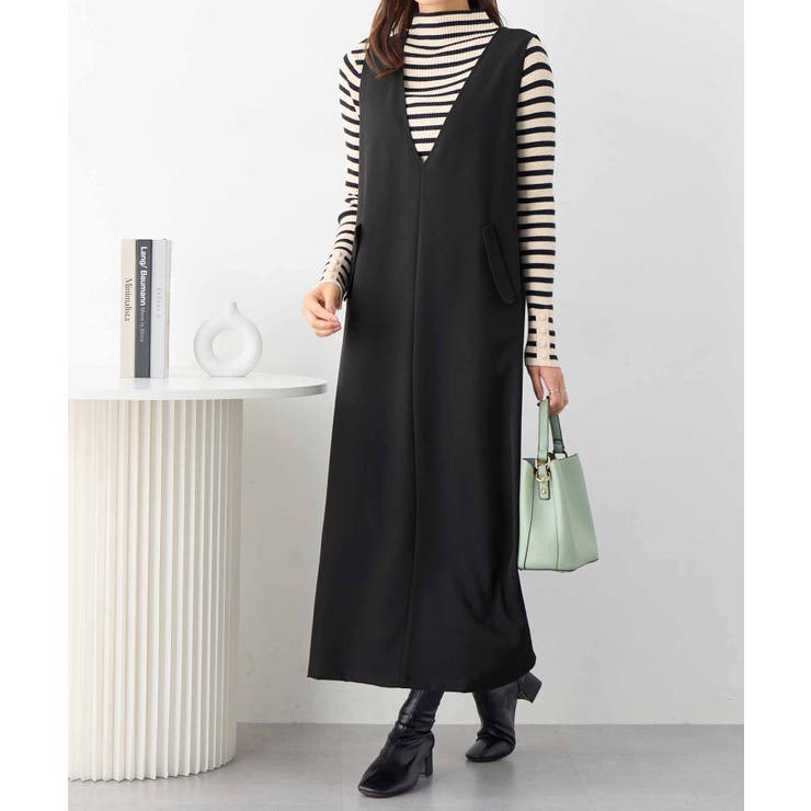 細見え深Ｖジャンパースカート | Viola e Viola | 詳細画像2 