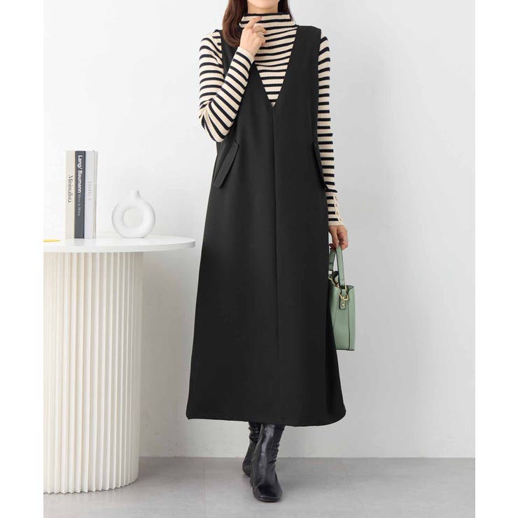 細見え深Ｖジャンパースカート | Viola e Viola | 詳細画像4 