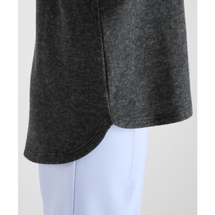 柔らかニットソー金ボタンゆるトップス | alotta | 詳細画像24 