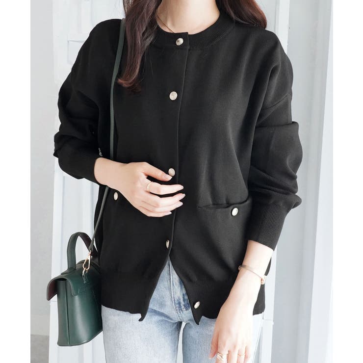 ゴールドボタンニットカーデ | Viola e Viola | 詳細画像13 