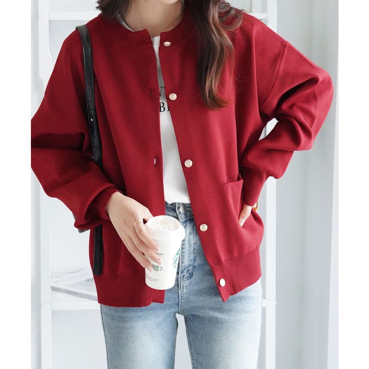 ゴールドボタンニットカーデ | Viola e Viola | 詳細画像21 