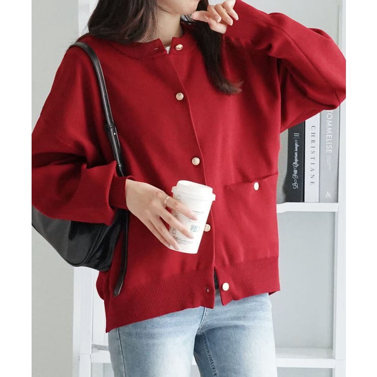 ゴールドボタンニットカーデ | Viola e Viola | 詳細画像22 