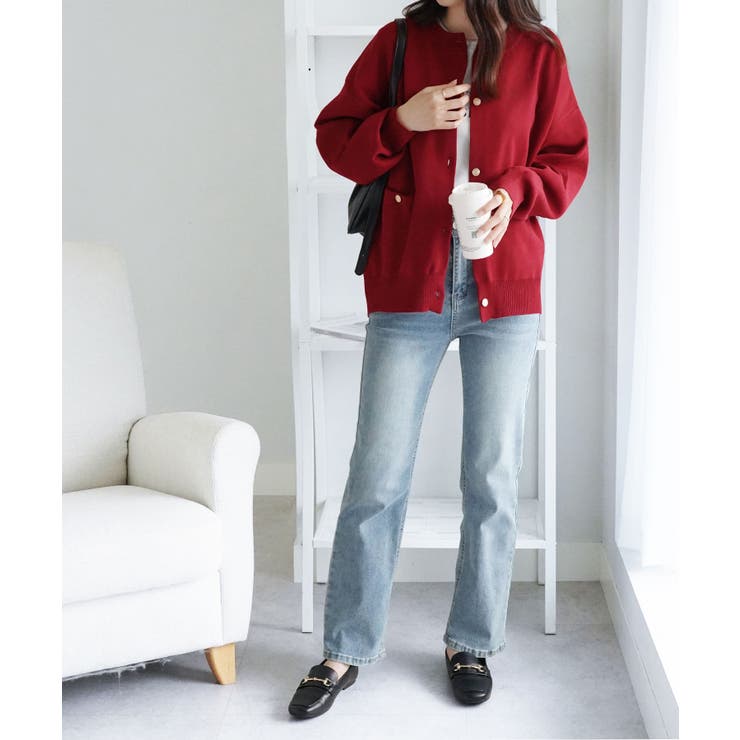 ゴールドボタンニットカーデ | Viola e Viola | 詳細画像23 