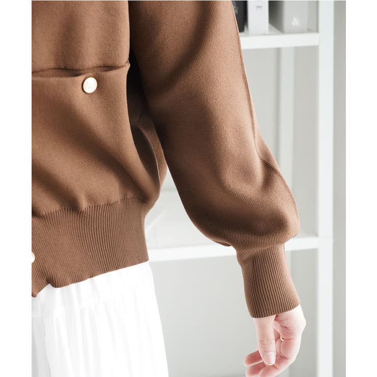 ゴールドボタンニットカーデ | Viola e Viola | 詳細画像5 