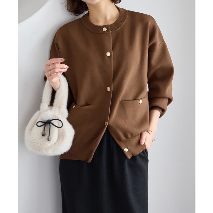 ゴールドボタンニットカーデ | Viola e Viola | 詳細画像7 