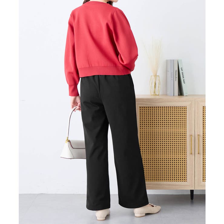 あったか裏起毛セミワイドパンツレギュラ | alotta | 詳細画像15 